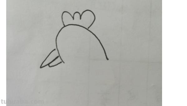 公鸡怎么画简笔画图片 大公鸡画法教程。如何画漂亮的大公鸡？方法步骤？