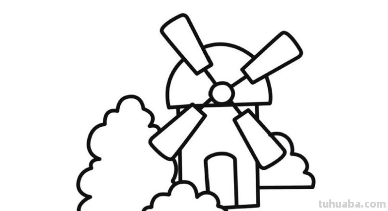 大风车怎么画简笔画 风车该怎么画？
