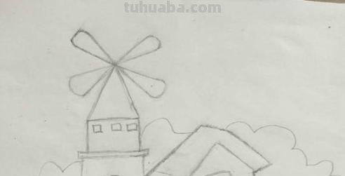 大风车怎么画简笔画 风车该怎么画？