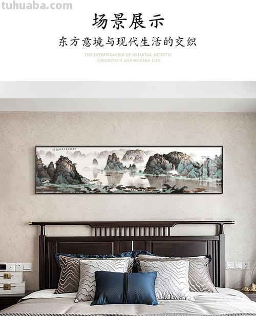 床头挂水画好吗？这4幅山水画,值得一看