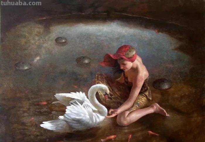 超现实主义艺术家奥尔特加笔下的女人体太美了︱艺术名画