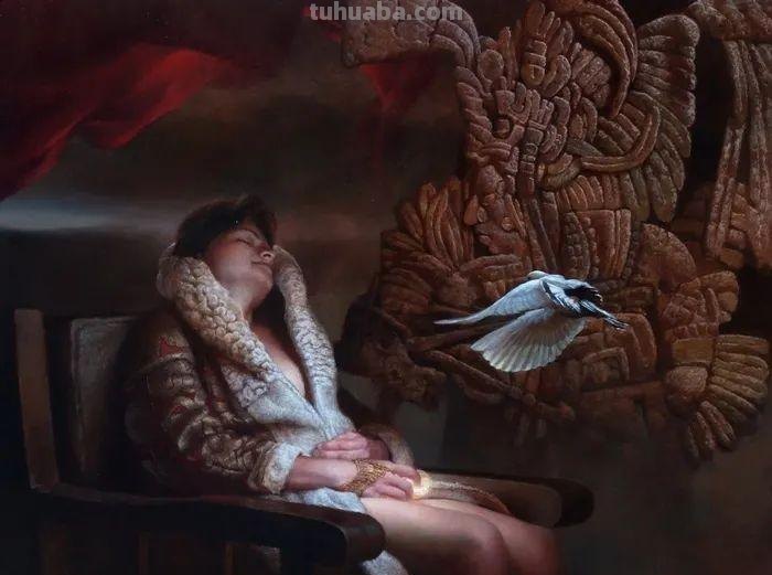 超现实主义艺术家奥尔特加笔下的女人体太美了︱艺术名画