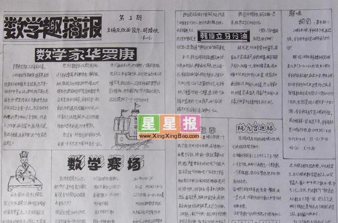 手抄报艺术字体怎么写 数学小报艺术字怎么写？