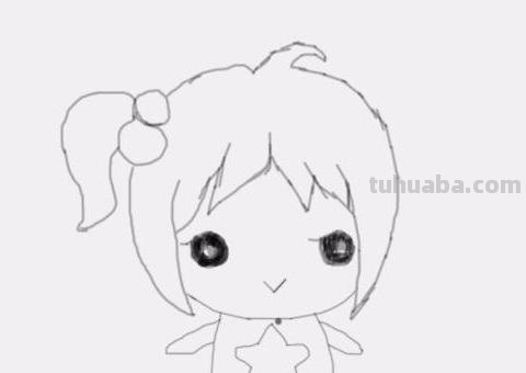 简笔画美人鱼怎么画 魔法棒美人鱼怎么画，简笔画？