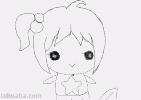 简笔画美人鱼怎么画 魔法棒美人鱼怎么画，简笔画？