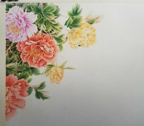 用彩铅画牡丹绝招怎么画 彩铅素描怎样给牡丹上色？