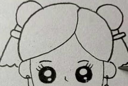 旗袍怎么画简笔画图片 一步一步教画漫画少女旗袍？