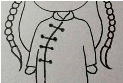 旗袍怎么画简笔画图片 一步一步教画漫画少女旗袍？