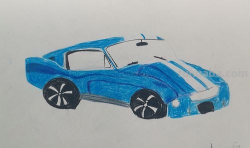 未来的车怎么画彩铅画 画画汽车简单又漂亮？