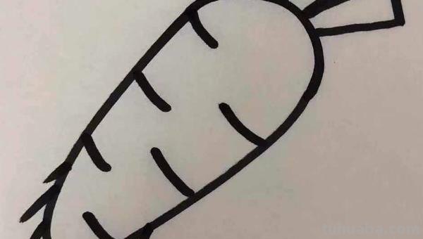 萝卜怎么画简笔画图片 怎样画萝卜最简单？