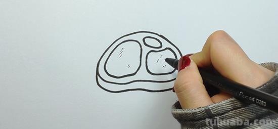 猪肉怎么画简笔画图片 肉用简笔画怎么画？