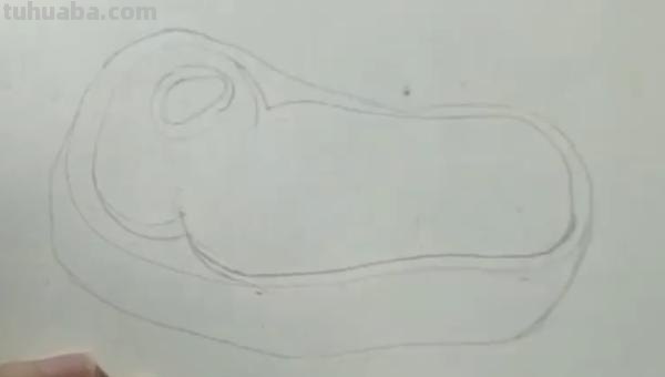 猪肉怎么画简笔画图片 肉用简笔画怎么画？