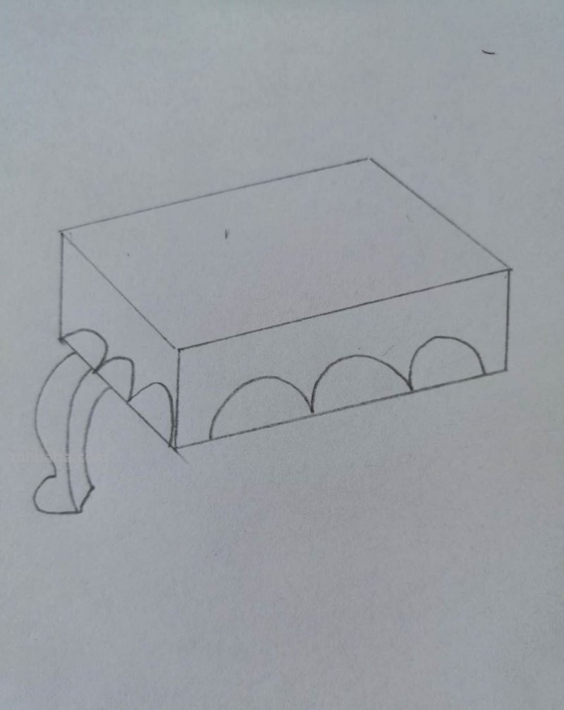 书桌怎么画简笔画图片 二年级画桌子？