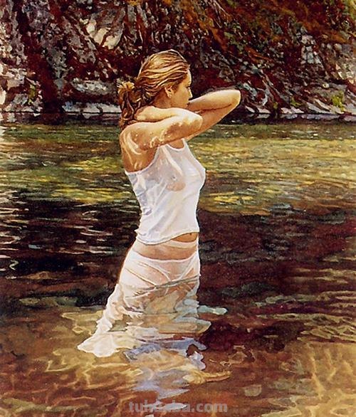 英国女画家Constance Phillott写实水彩画人物作品集