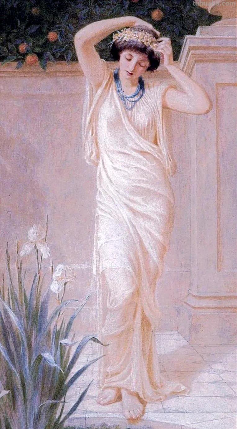 英国女画家Constance Phillott写实水彩画人物作品集