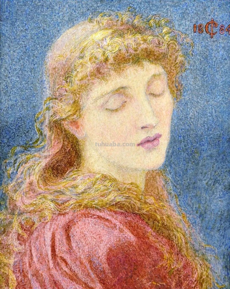 英国女画家Constance Phillott写实水彩画人物作品集