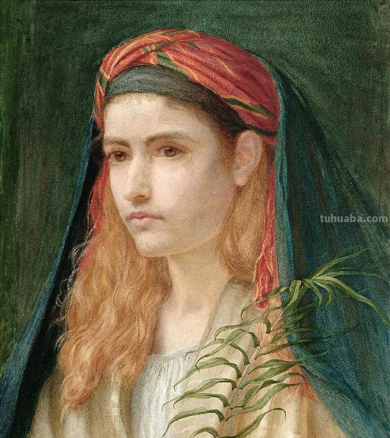 英国女画家Constance Phillott写实水彩画人物作品集
