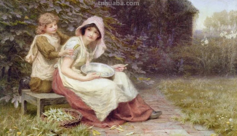 英国女画家Constance Phillott写实水彩画人物作品集