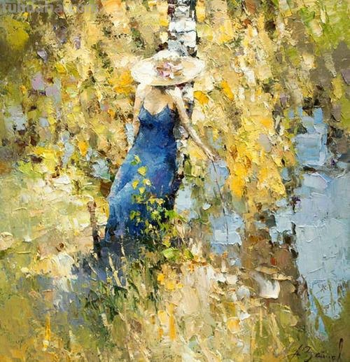 色彩的绽放-当代艺术家Alexi Zaitsev油画作品欣赏