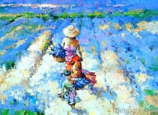 色彩的绽放-当代艺术家Alexi Zaitsev油画作品欣赏