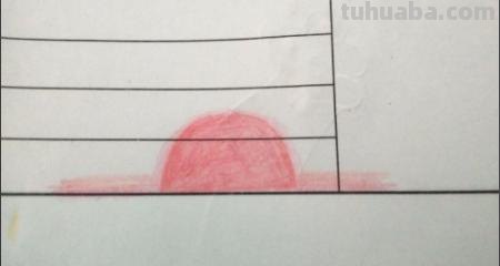 彩铅画明朗的傍晚怎么画 日落，彩色铅笔绘画，详细步骤教程？