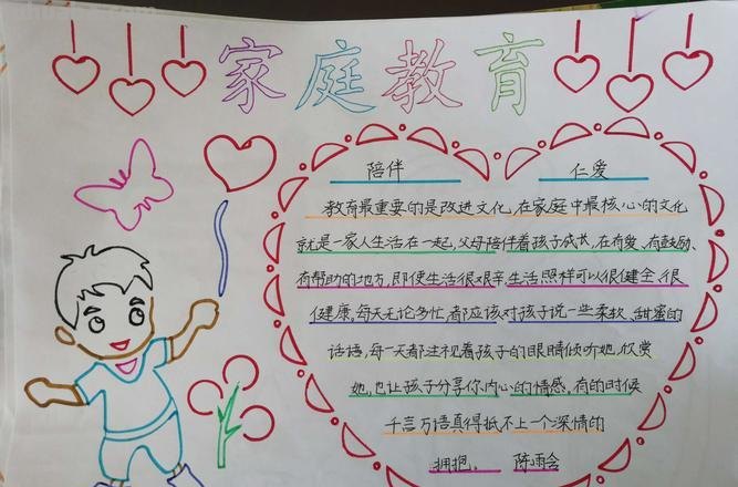 家庭教育手抄报怎么办 家教小报手抄报什么写？