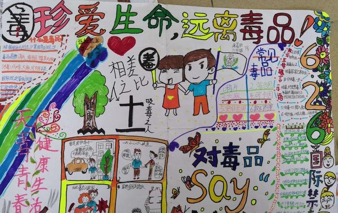 禁毒手抄报内容写什么作业 禁毒手抄报的文字及内容？