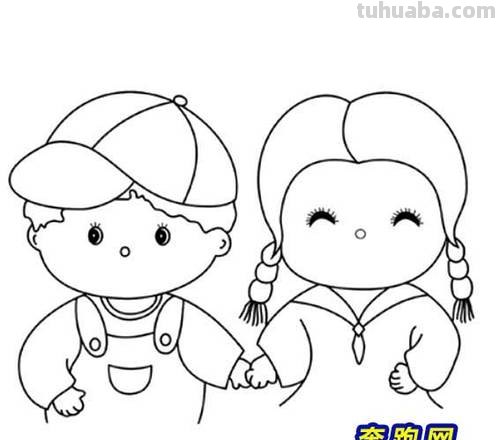 超可爱的卡通小朋友简笔画，和孩子一起画起来！（建议收藏）
