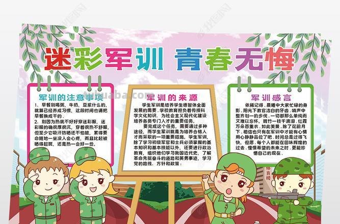 迷彩服手抄报图片背景怎么 手抄报背景色什么颜色好看？