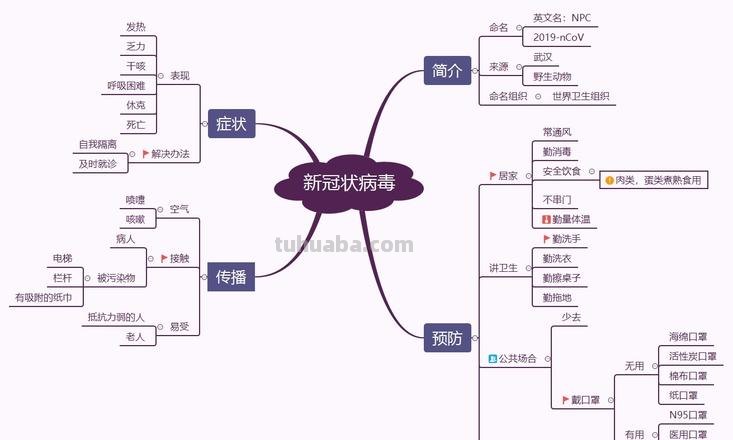 病毒名称思维导图怎么画 思维导图的八种基本形式？