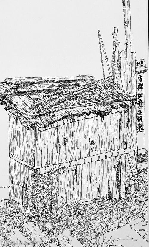 木屋的速写 描写木屋内部的句子？