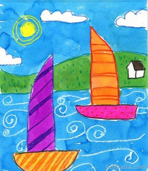 帆船色彩画：如何画出栩栩如生的帆船画作品 