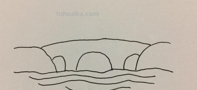 河水怎么画简笔画图片 如何用马克笔画小河？