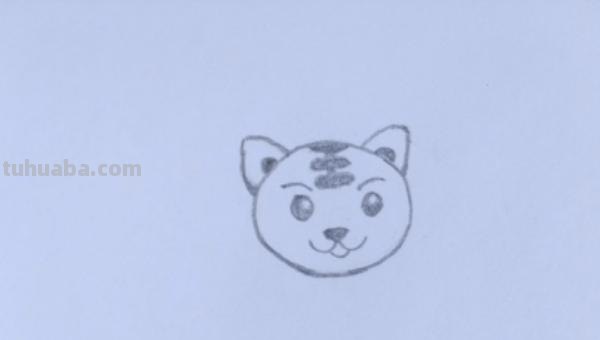 老虎的头怎么画简笔画 简笔画之可爱小老虎的简单画法（儿童画）？