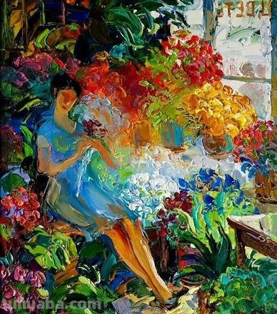 色彩鲜艳油画：绚丽多彩的艺术之美 