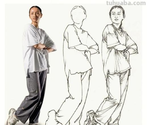 中班速写人物 速写时如何画好人物面部?