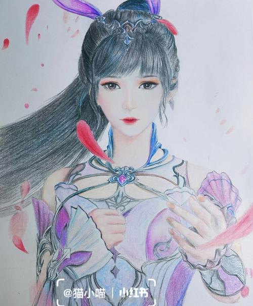 彩铅画能画什么人物 怎么用彩铅画小舞？