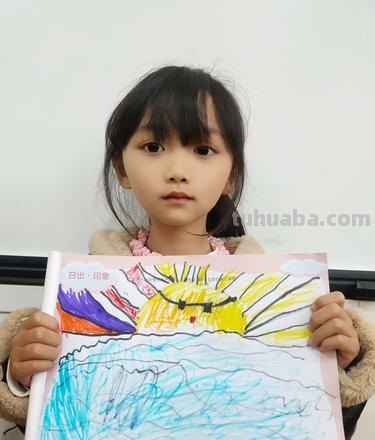 【绘画分享】日出色彩画：绚丽绽放的自然奇迹 