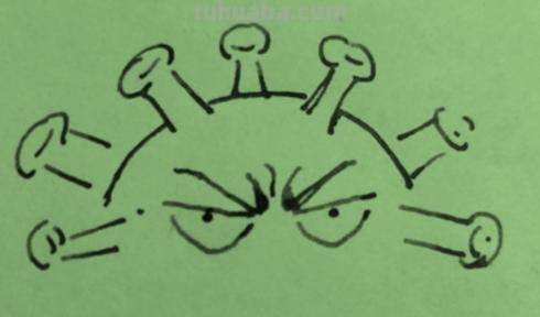 冠状病速写 抗疫素描绘画作品？