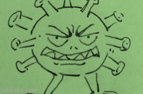 冠状病速写 抗疫素描绘画作品？