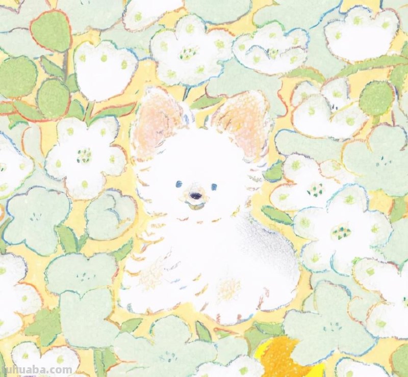 新手也能很快上手的彩铅简笔画，彩铅画狗狗