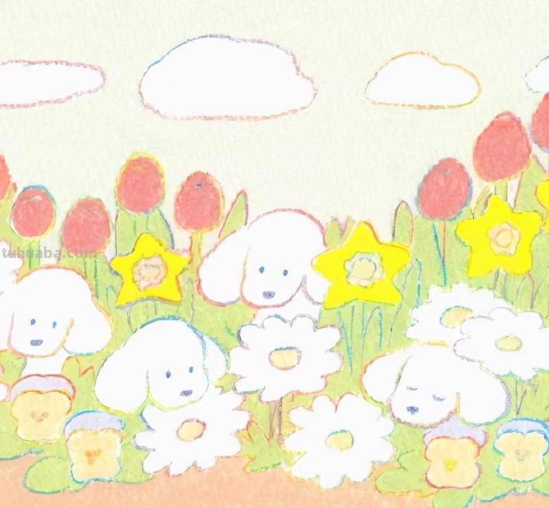 新手也能很快上手的彩铅简笔画，彩铅画狗狗