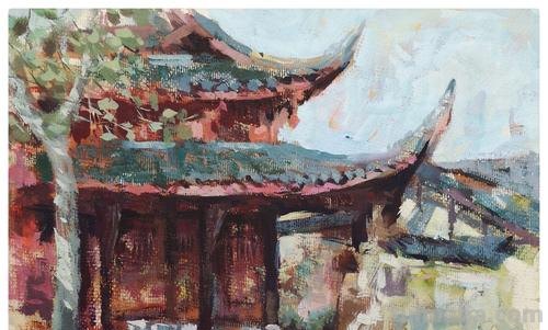 建筑写生色彩及建筑写生色彩画 