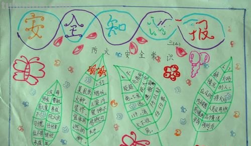 怎么画手抄报亲子手抄报 17如何画关于安全的手抄报呢？
