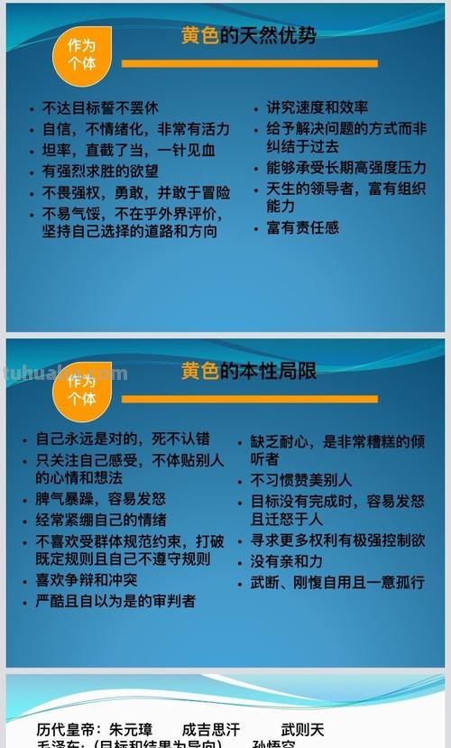 乐嘉性格色彩黄色:阳光、活力与快乐的象征