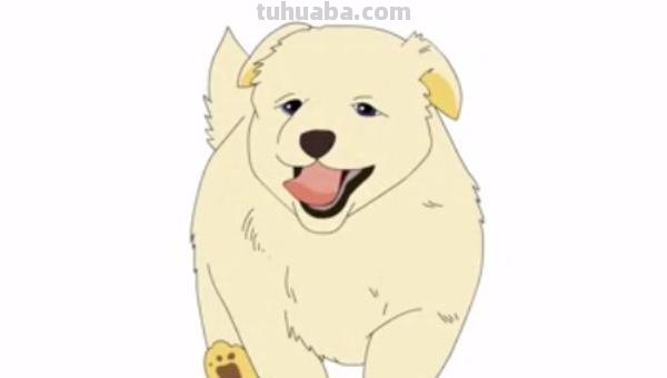 速写狗可爱 怎样画狼狗的简笔画？
