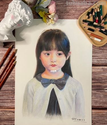 用彩铅画迷你人物怎么画 彩铅人物上色步骤？