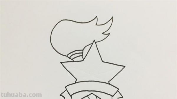 用彩铅画少先队队徽怎么画 如何画少先队队徽?