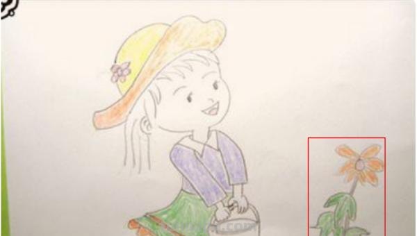 彩铅画怎么画简单图案女孩 如何画浇花的小女孩？