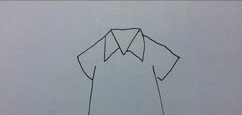 衬衫怎么画简笔画图片 怎样画简单好看的衬衣？
